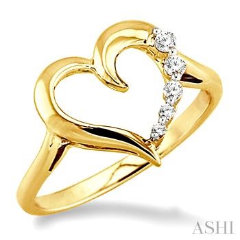 Journey Heart Shape Diamond Ring