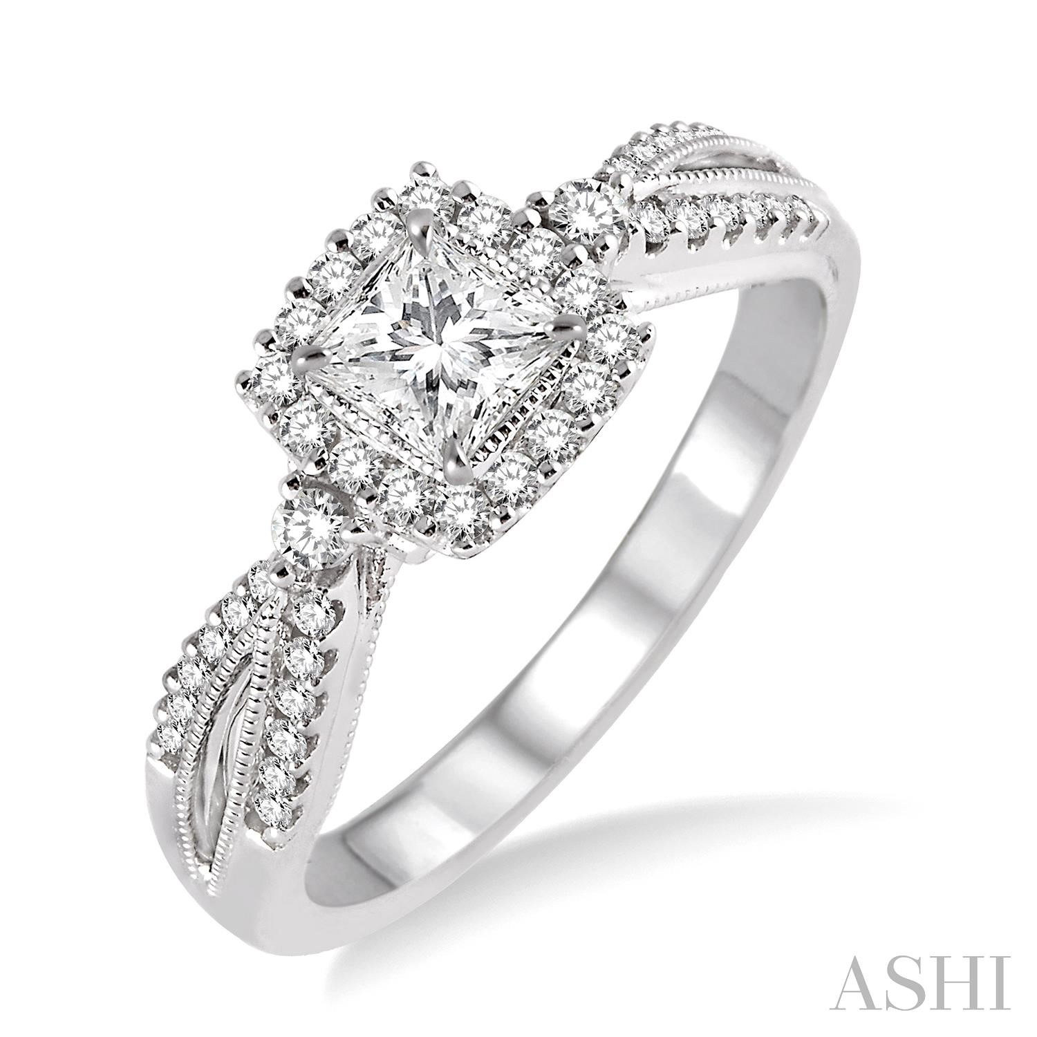Semi-Mount Diamond Engagement Ring