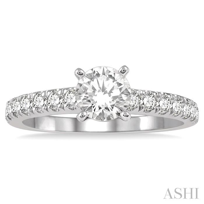 Round Shape Diamond Engagement Ring View 2
