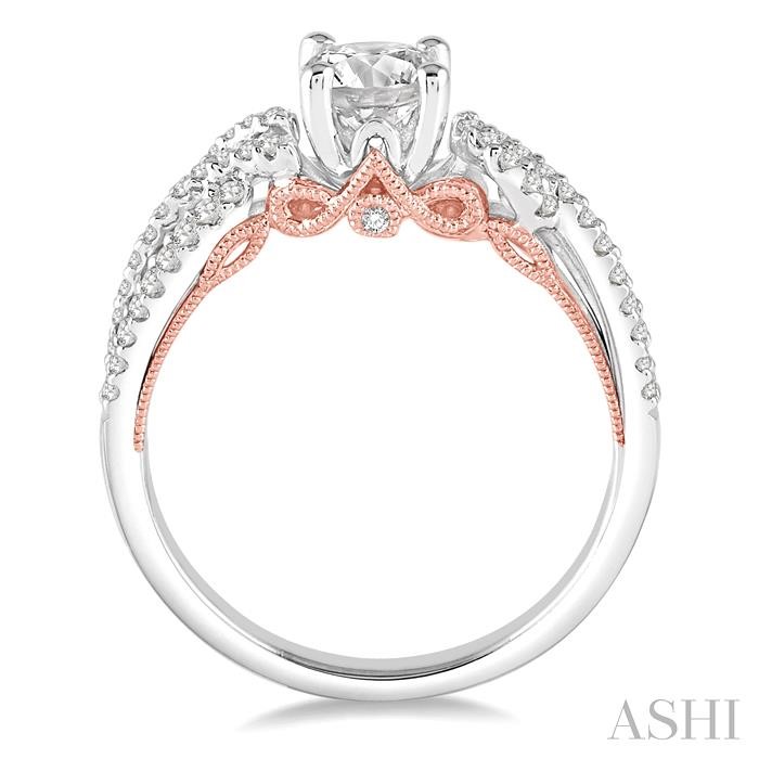 Round Shape Diamond Engagement Ring View 3