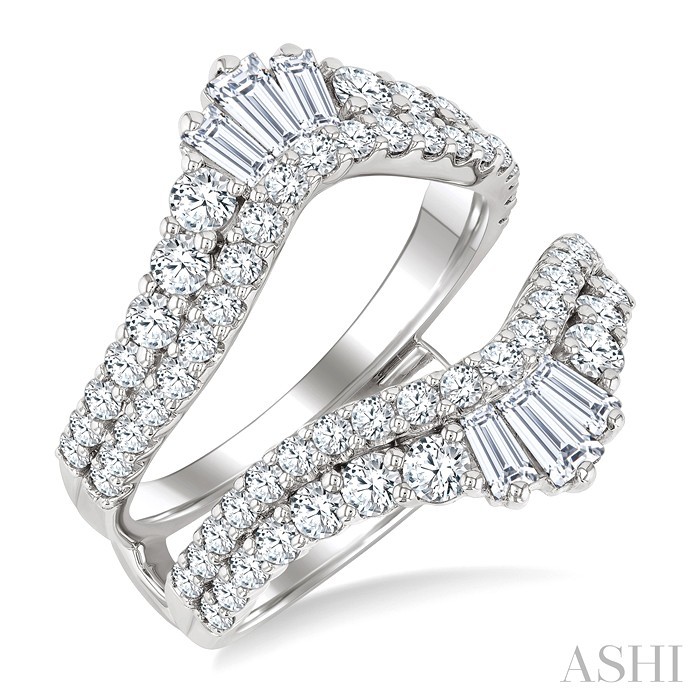 Baguette Diamond Insert Ring