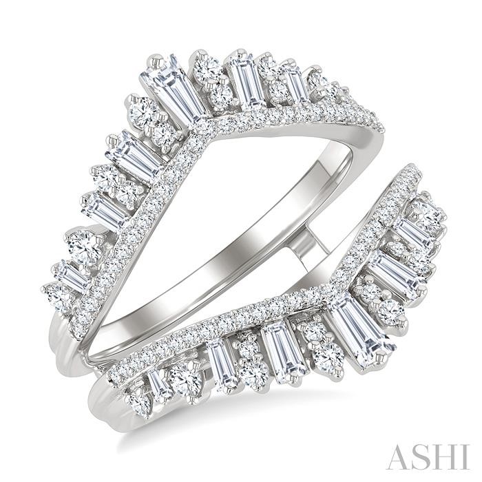 Baguette Diamond Insert Ring
