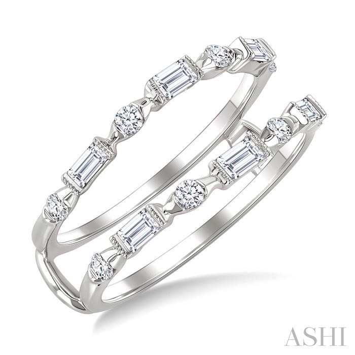 Baguette Diamond Insert Ring