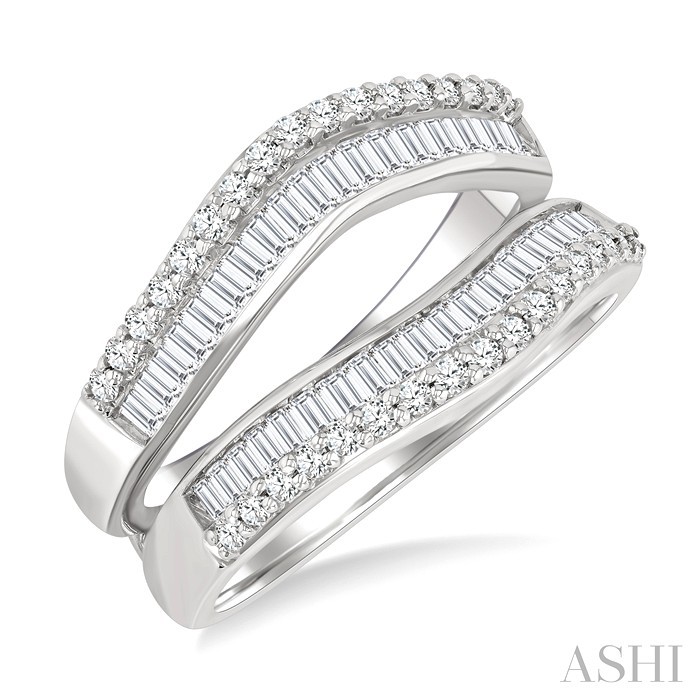 Baguette Diamond Insert Ring