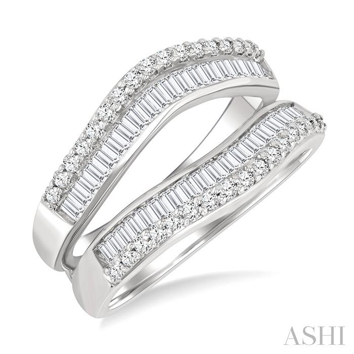 Baguette Diamond Insert Ring