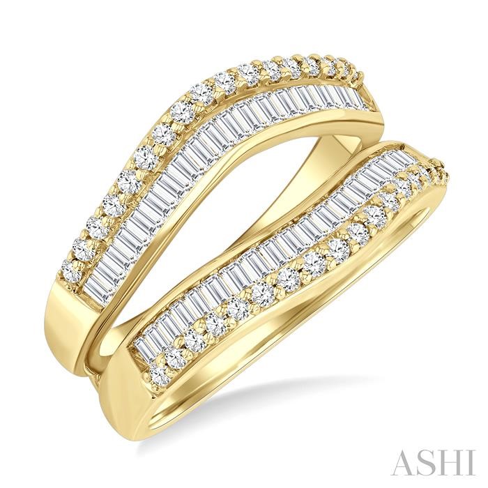 Baguette Diamond Insert Ring