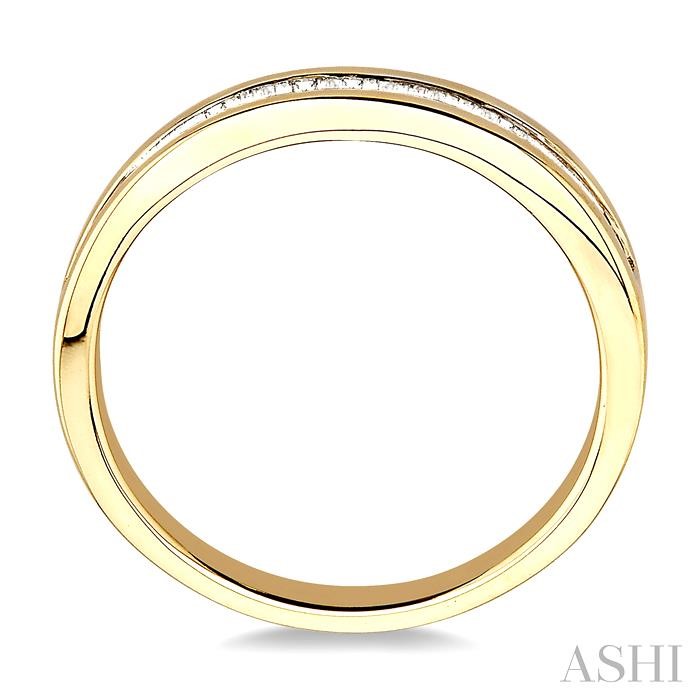 Channel Set Baguette Diamond Wedding Band View 3