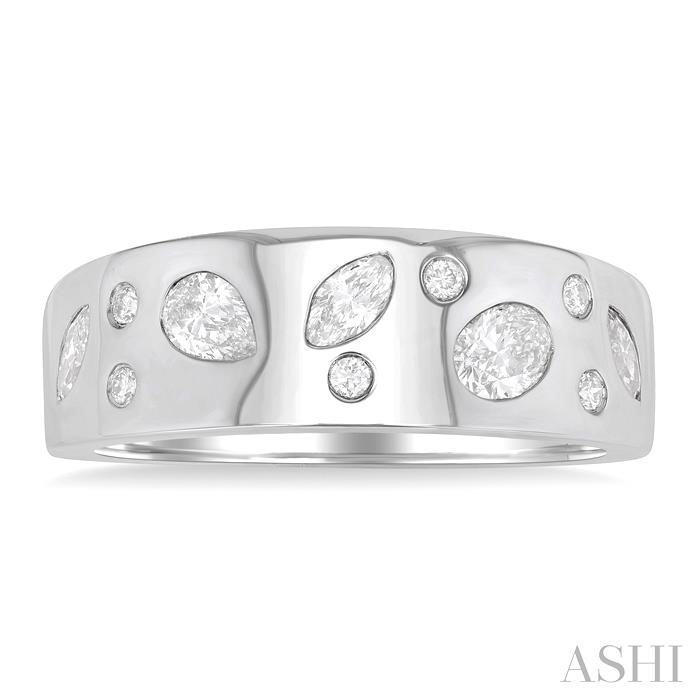 Mixed Shape Diamond Fashion Band View 2