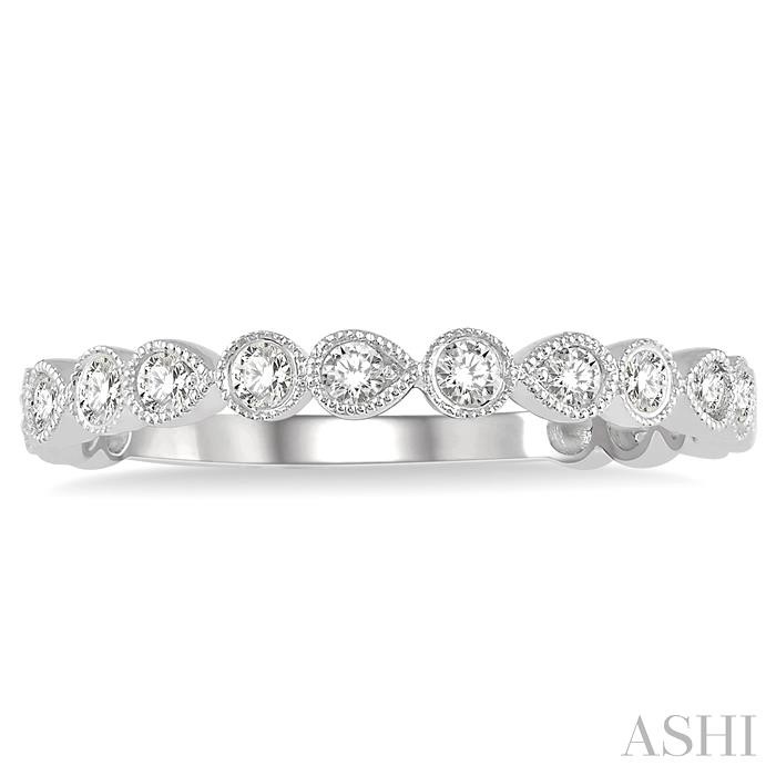 Stackable Diamond Wedding Band View 2