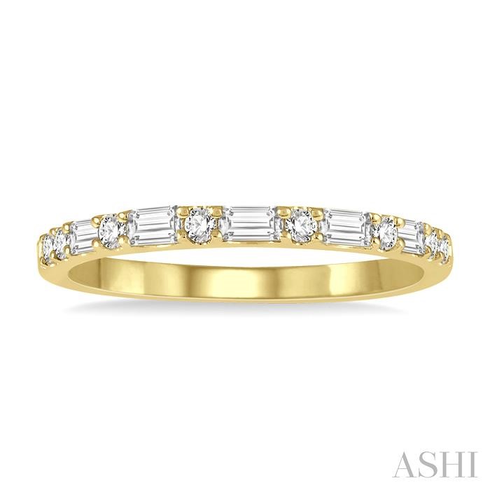 Stackable Baguette Diamond Fashion Band View 2