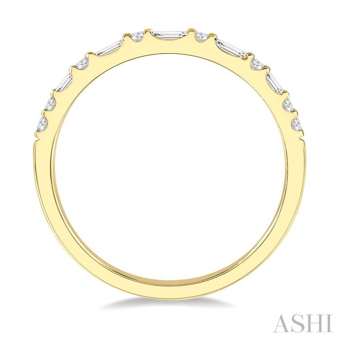 Stackable Baguette Diamond Fashion Band View 3