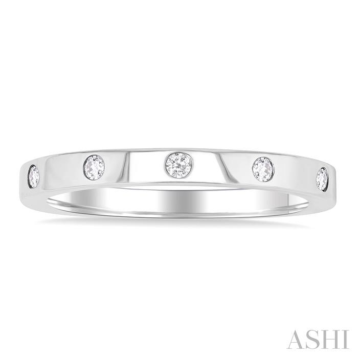Flush Bezel Set Diamond Fashion Band View 2