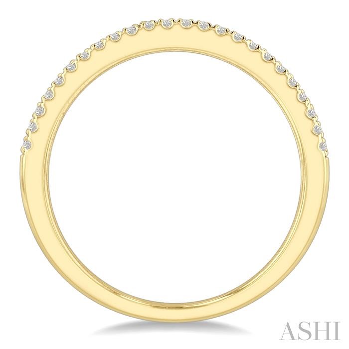 Channel Set Diamond Wedding Band View 3