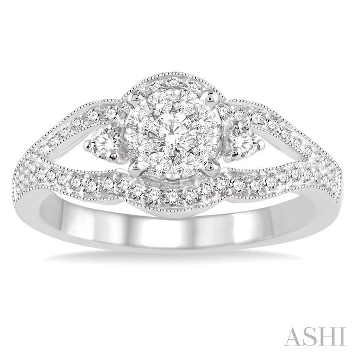 Round Shape Lovebright Diamond Ring View 2