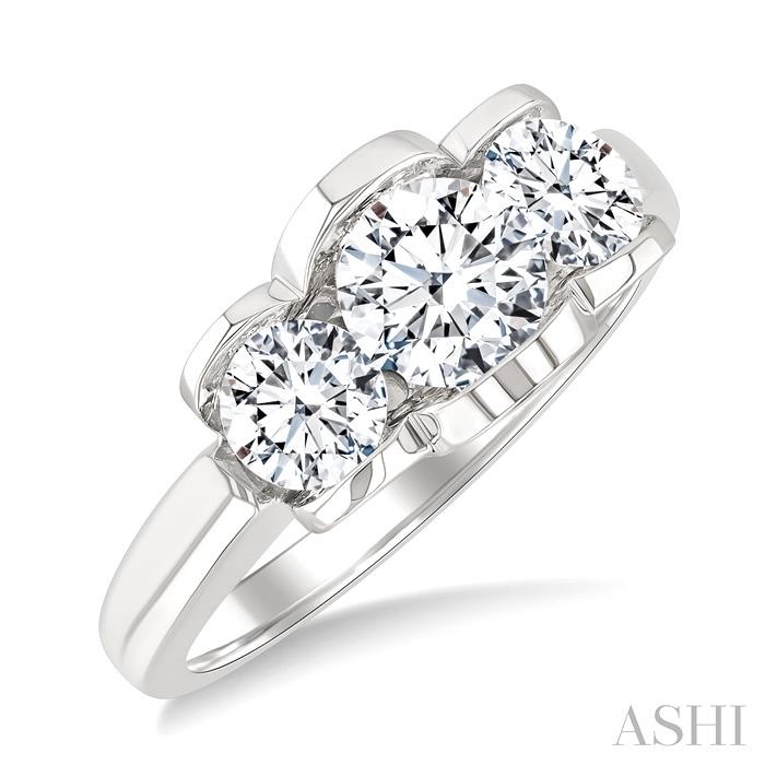 3 Stone Diamond Fashion Ring