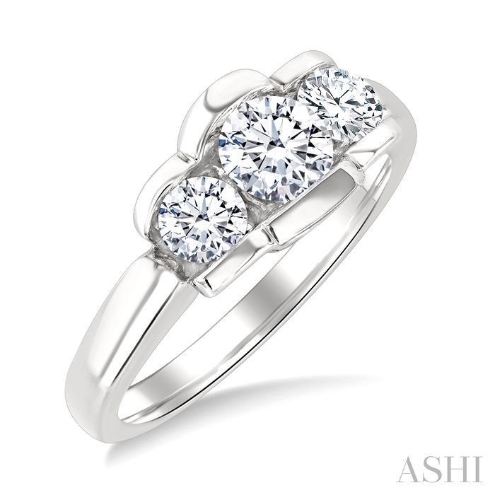 3 Stone Diamond Fashion Ring