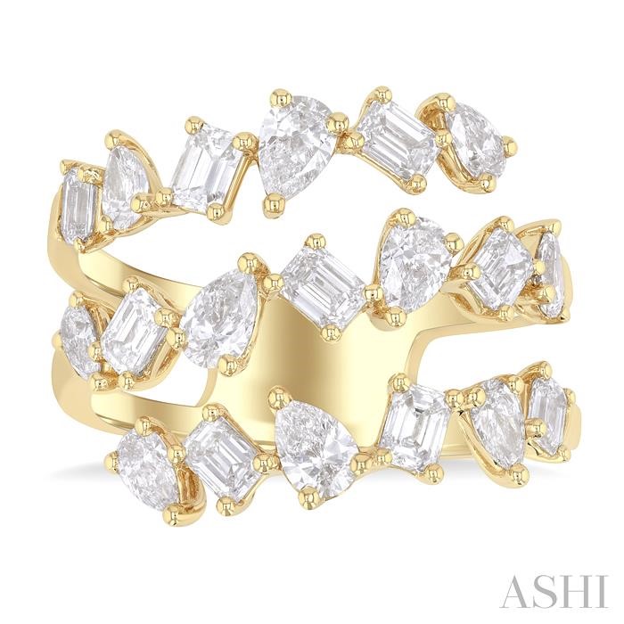 Mixed Shape Diamond Fashion Ring View 2