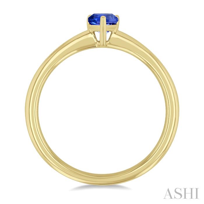 Pear Shape Gemstone Solitaire Ring View 3