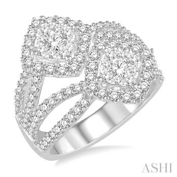 Lovebright 2Stone Diamond Ring
