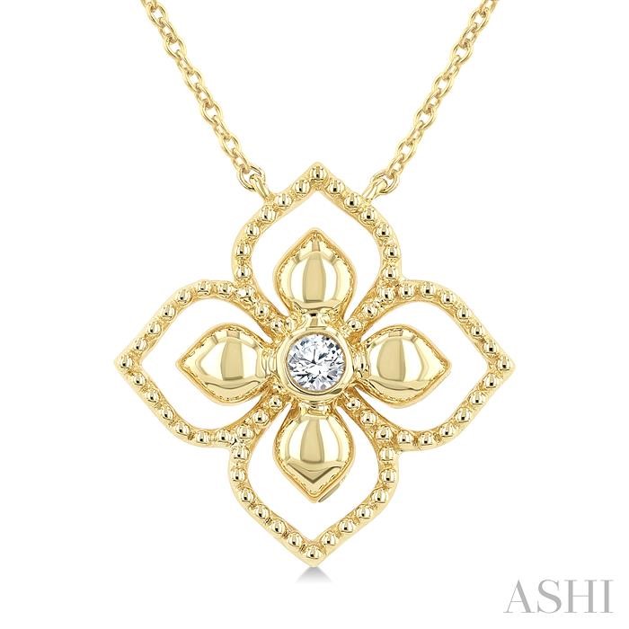 Blossom Medallion Diamond Fashion Pendant