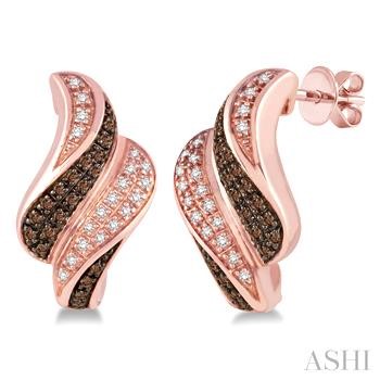 Champagne Diamond Earrings