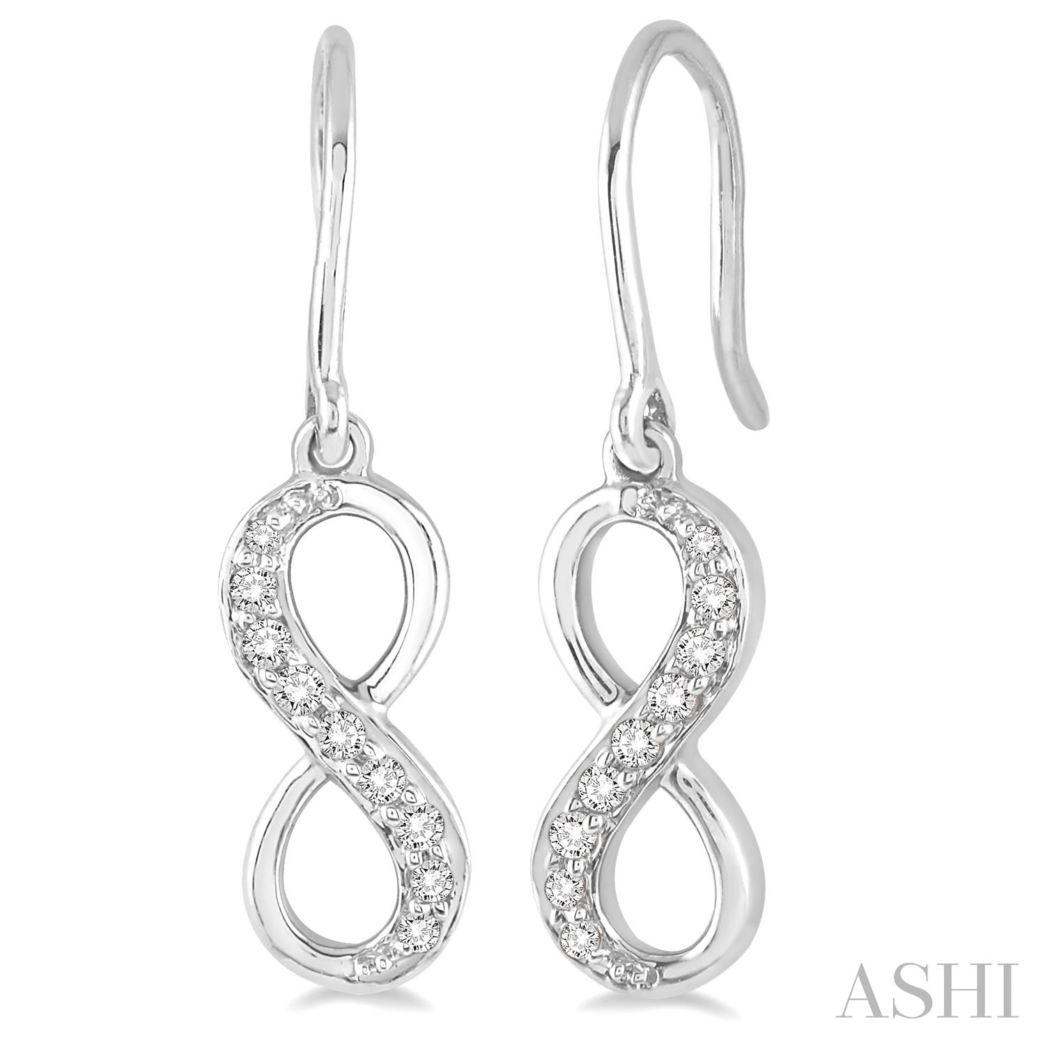 Infinity Diamond Earrings