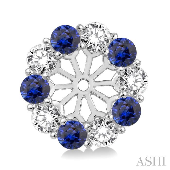 Gemstone & Diamond Earrings Jacket View 2
