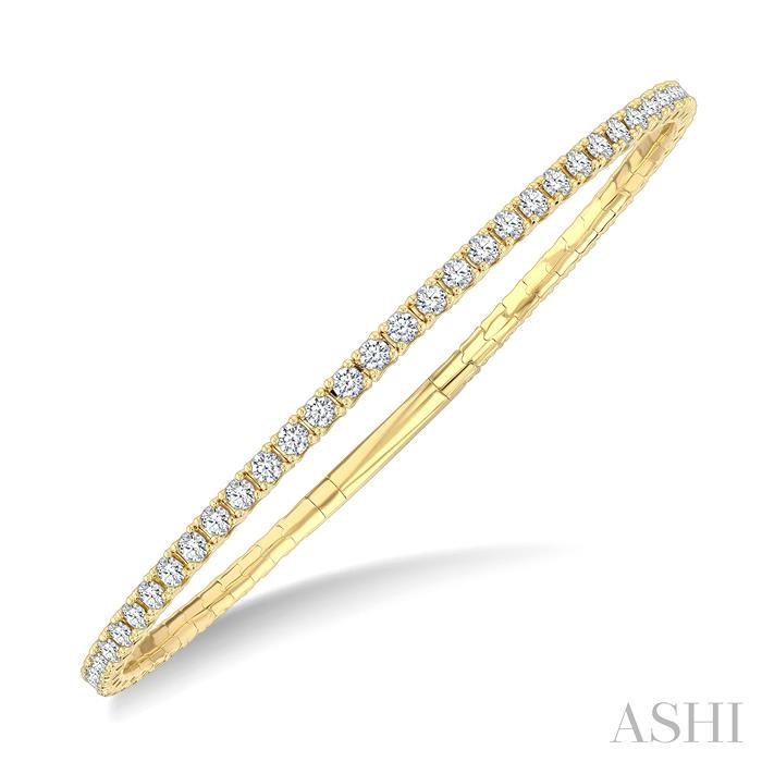 Diamond Fullway Straight Flex Bangle
