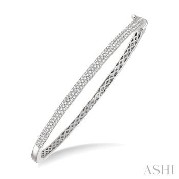 Pave-Set Diamond Fashion Bangle
