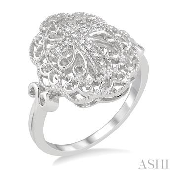 Silver Diamond Ring