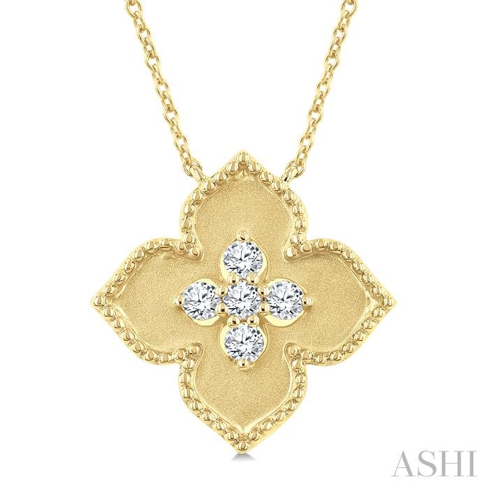 Floral Medallion Diamond Fashion Pendant