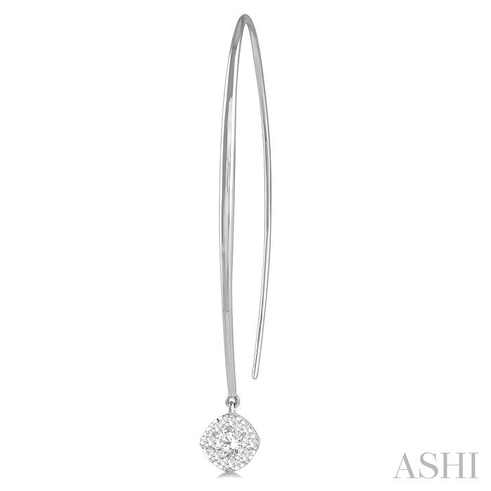 Cushion Shape Lovebright Essential Diamond Earrings View 3