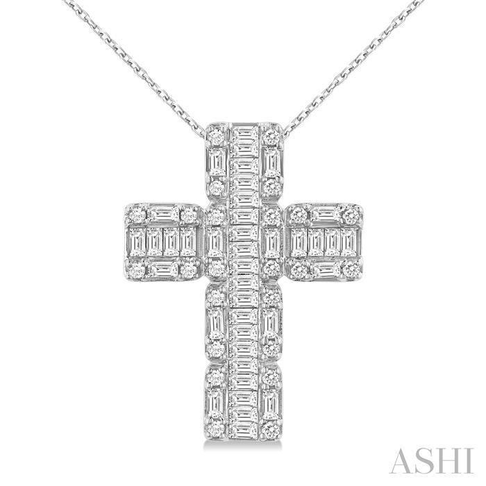 Cross Fusion Diamond Fashion Pendant