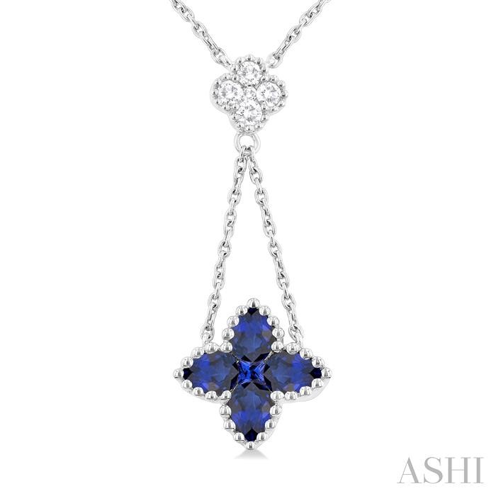 Gemstone & Diamond Necklace View 3