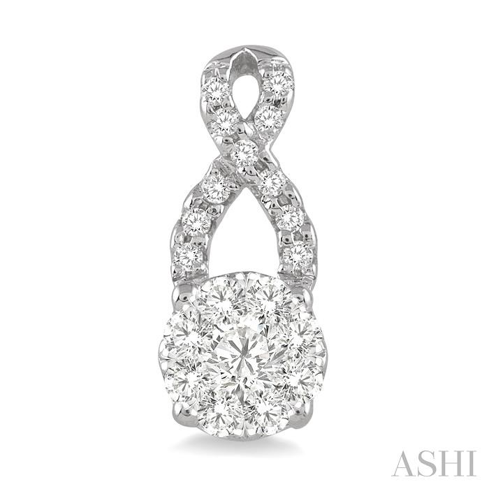 Round Shape Lovebright Diamond Earrings View 2