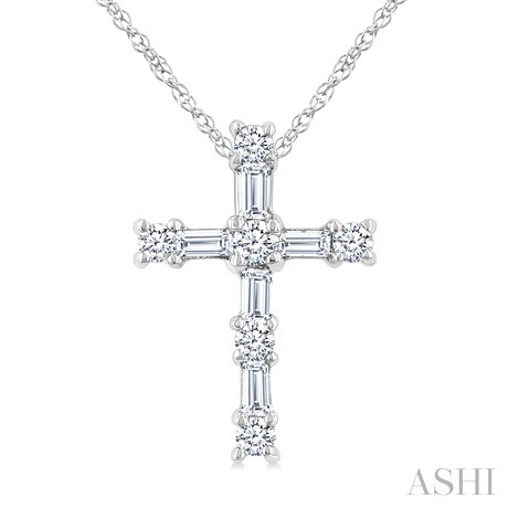 Diamond Cross Pendant 