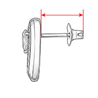 Post Back Length