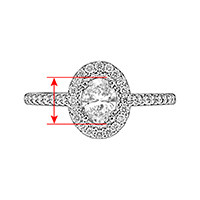 Center Stone Size